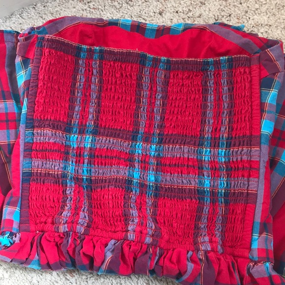 Hollister plaid strapless dress size XS - Picture 4 of 4